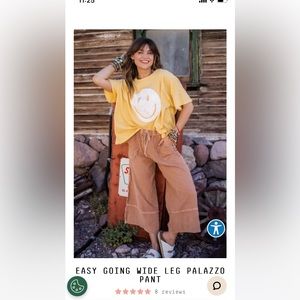 Three Bird Nest Wide Leg Sweats L